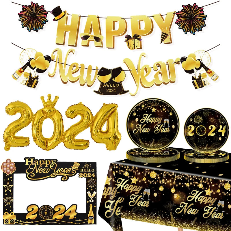 Happy New Year 2024 - Foil Balloons – Desiconnectshop