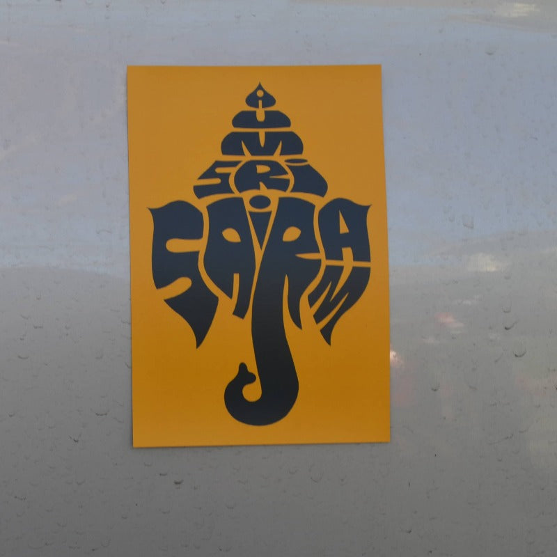 Ganesha Car / Refrigerator Sticker