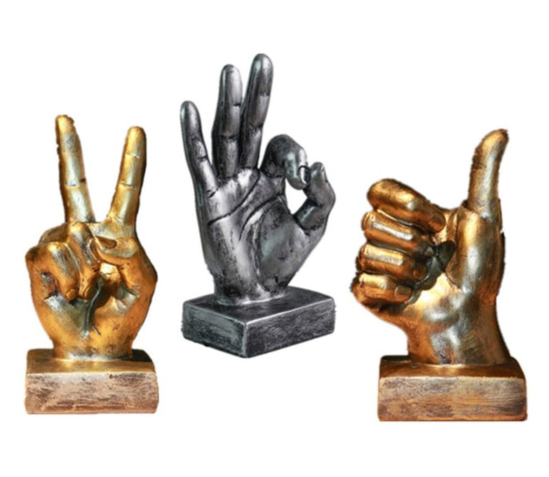Resin Gesture Finger Figurines