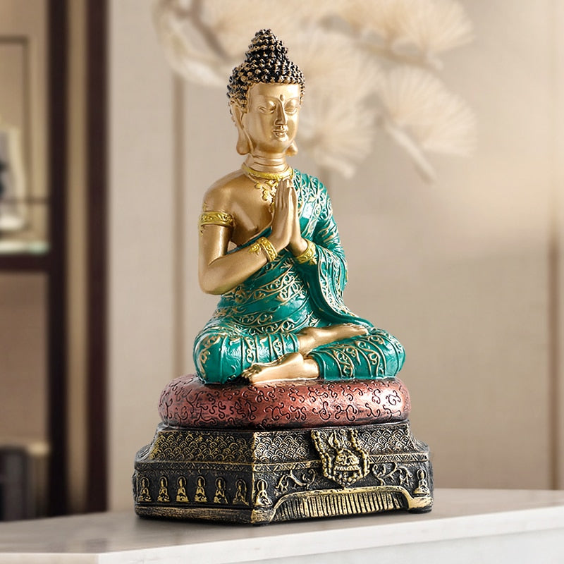 Hindu Sitting Buddha Figurine