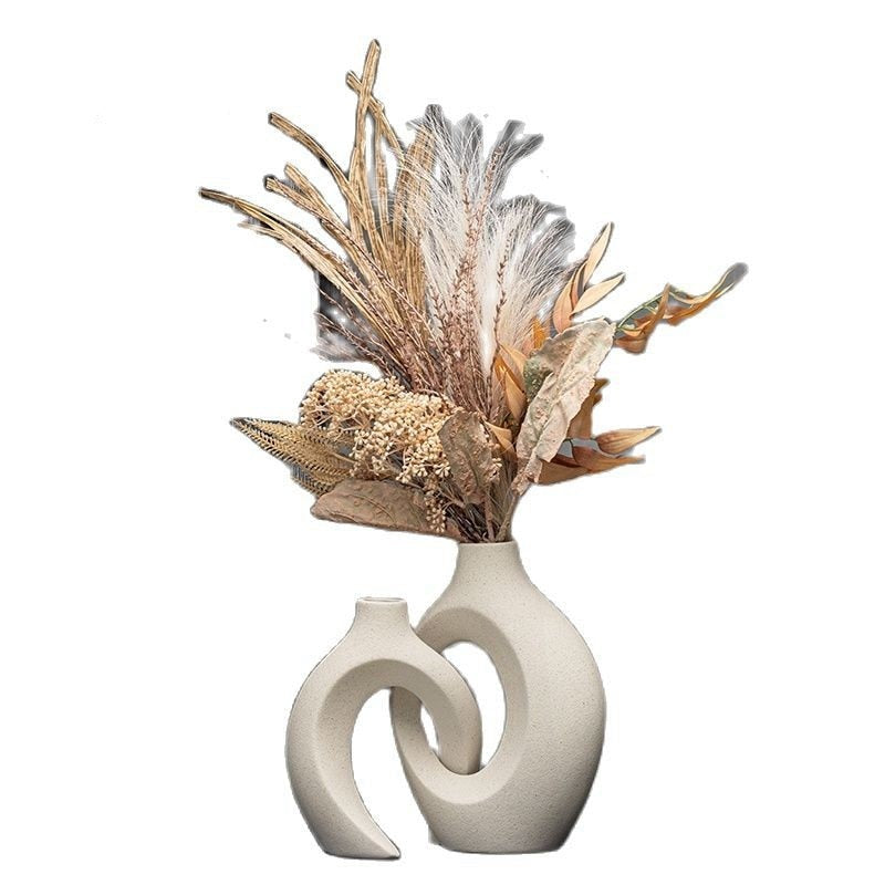 Ceramic White Matte Vase