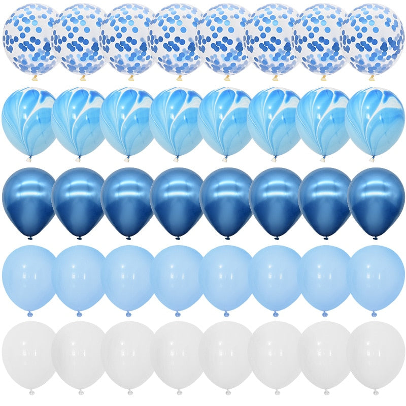 Blue Balloons Set