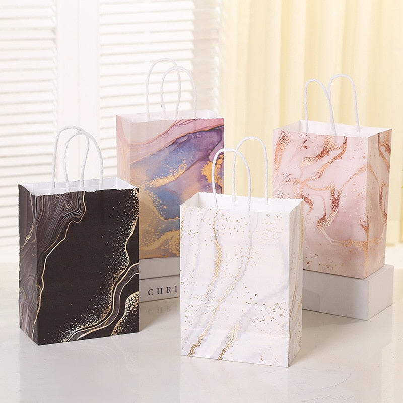 Marble Design Gift Bags