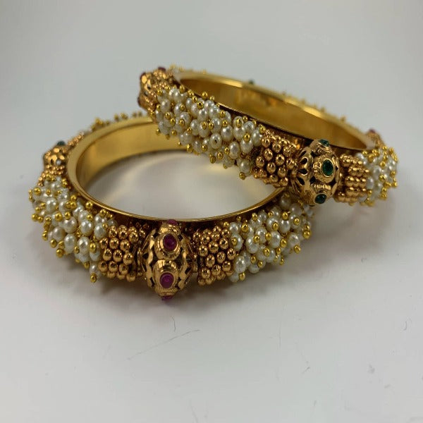 Antique Classsic Bangles with Gold Plating