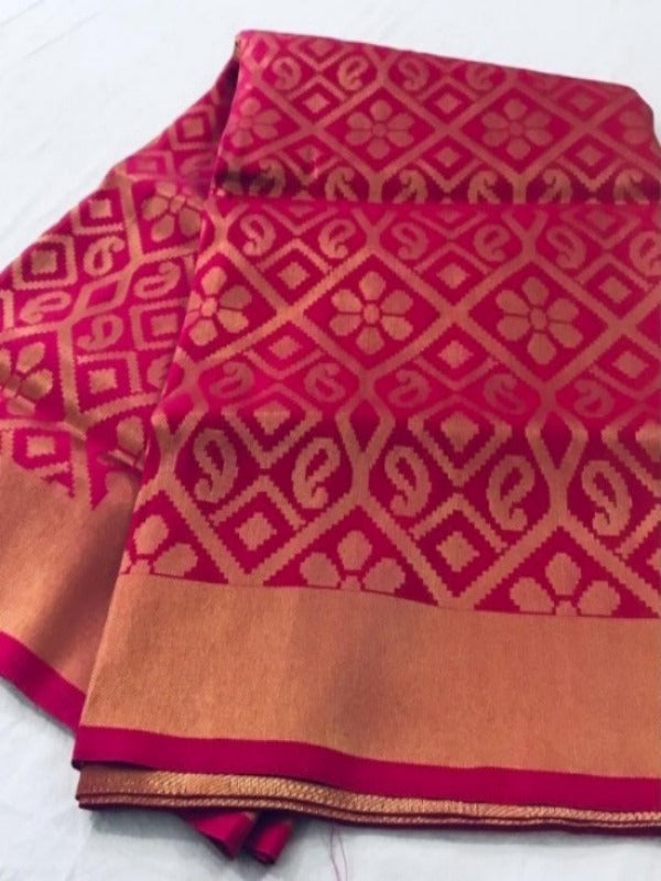 Silk Saree  with Unstiched Blouse